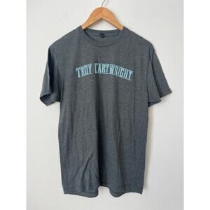 Troy Cartwright Gray Short Sleeve Graphic T-Shirt